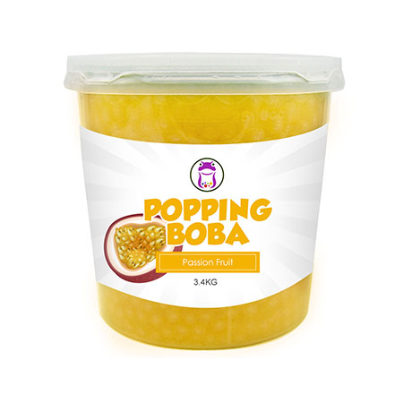 Passion Fruit Popping Boba