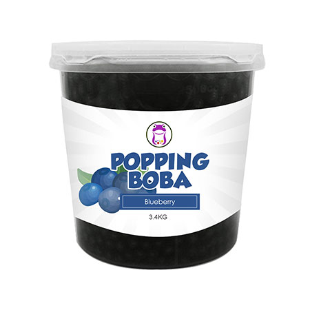 Blåbær Popping Boba