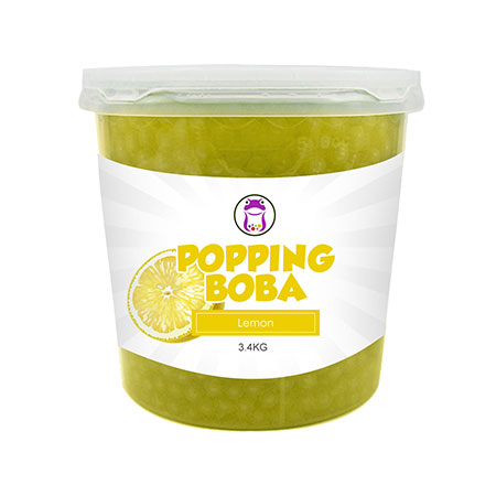 Lemon Popping Boba