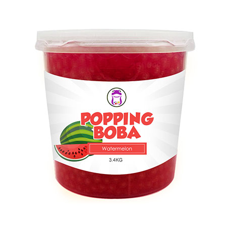 Watermeloen Popping Boba