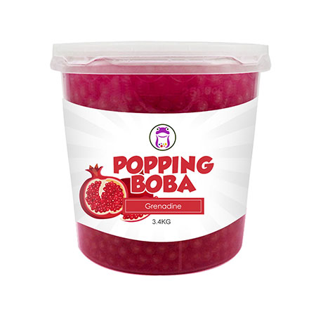 Boba pomgranad