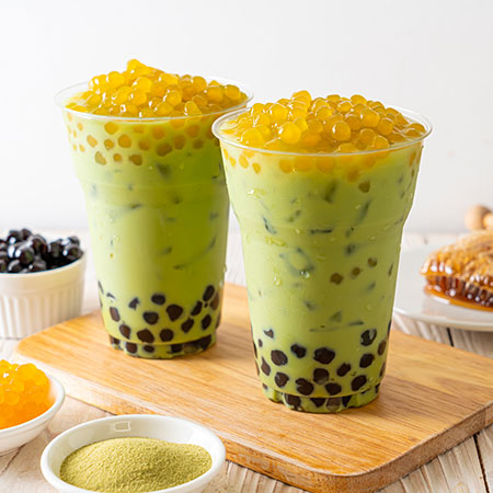 Perlau Tapioca Lliwiedig