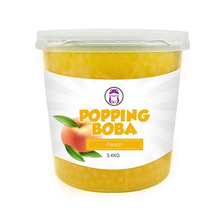 Peach Popping Boba