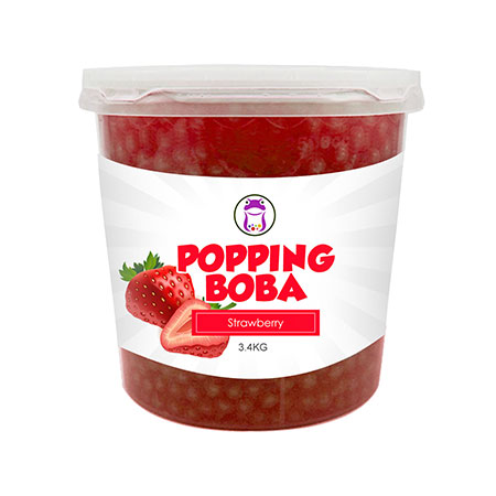 Boba Popping စတော်ဘယ်ရီ