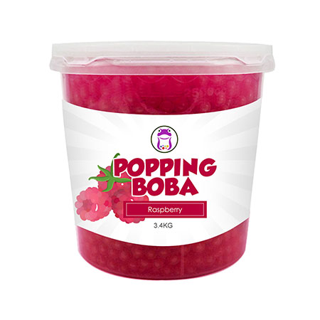 Malinowy Popping Boba