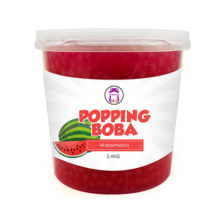 Vattenmelon som poppar Boba