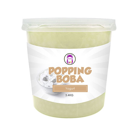 โยเกิร์ต Popping Boba